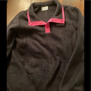 Girls Columbia quarter zip fleece jacket